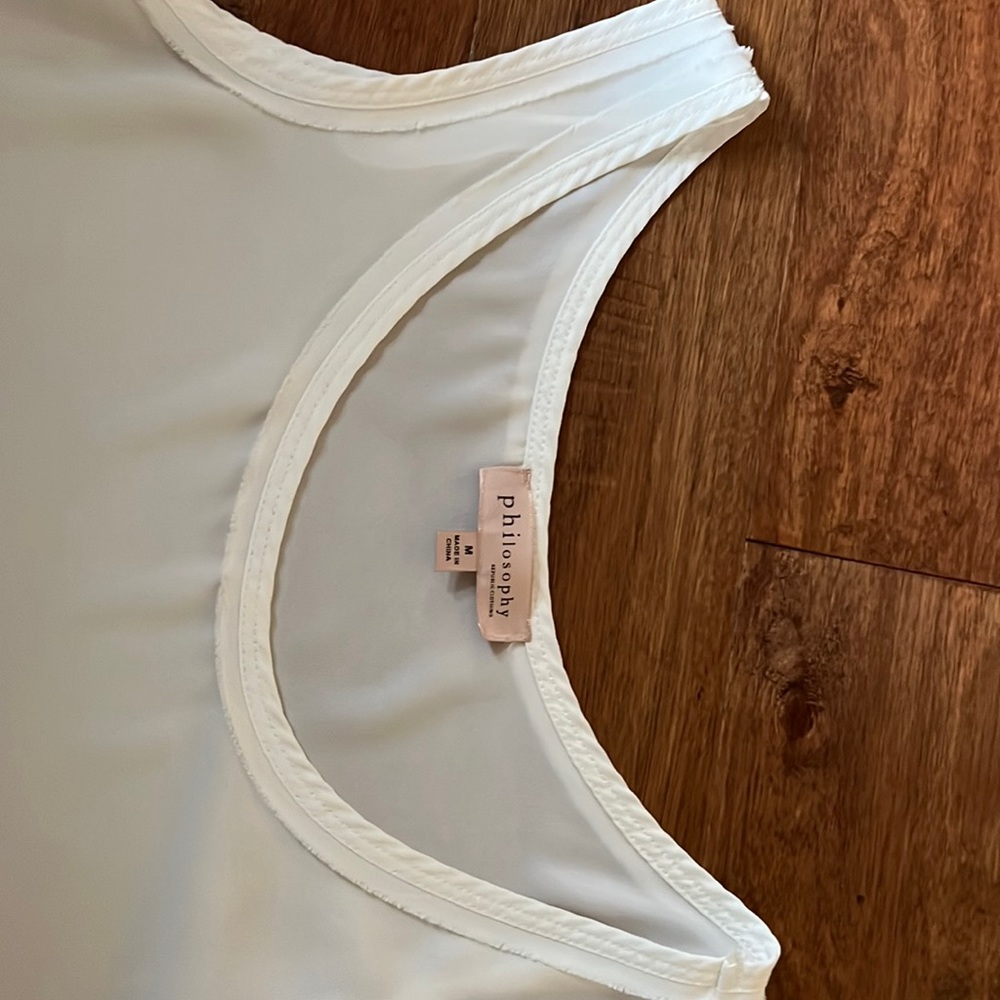 Philosophy blouse white